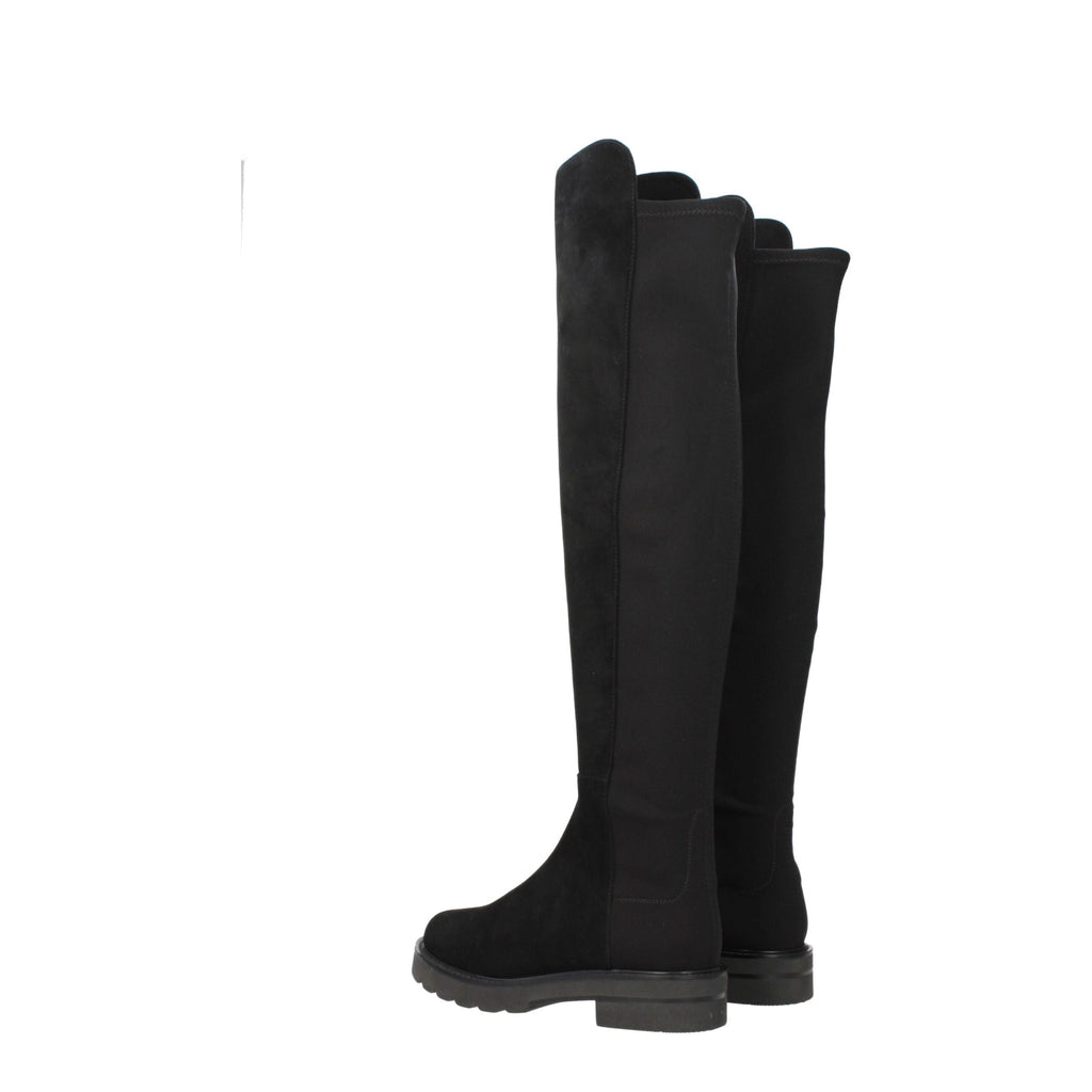 Stuart Weitzman Black Leather Boot