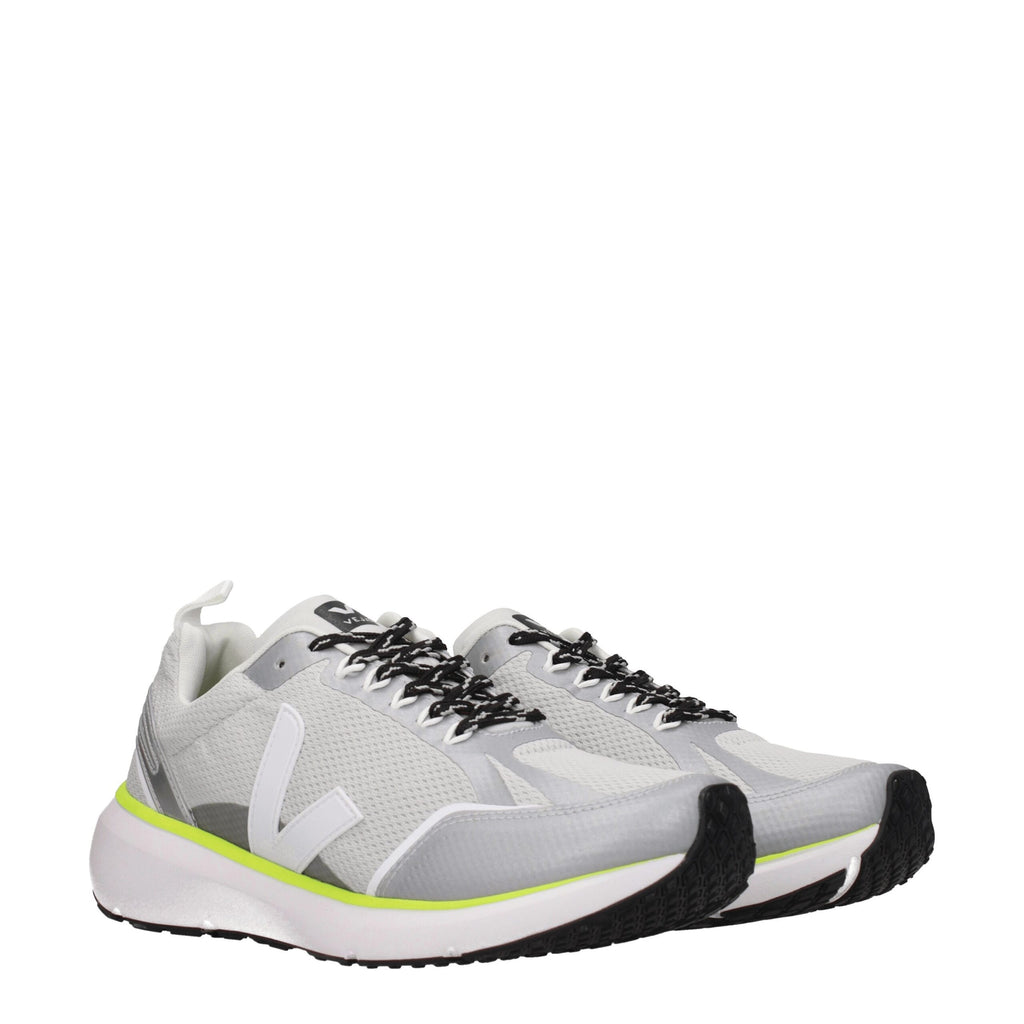 Veja Gray Fabric Sneakers