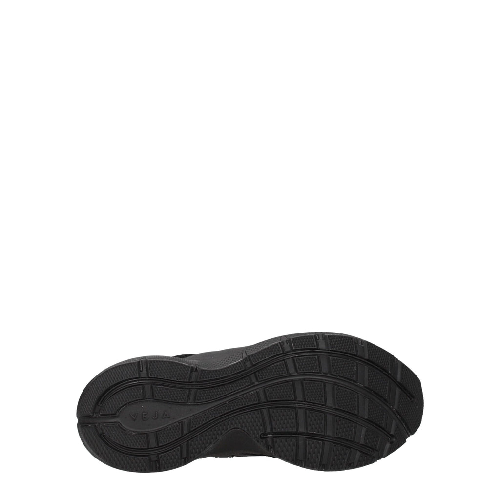 Veja Black Fabric Sneakers