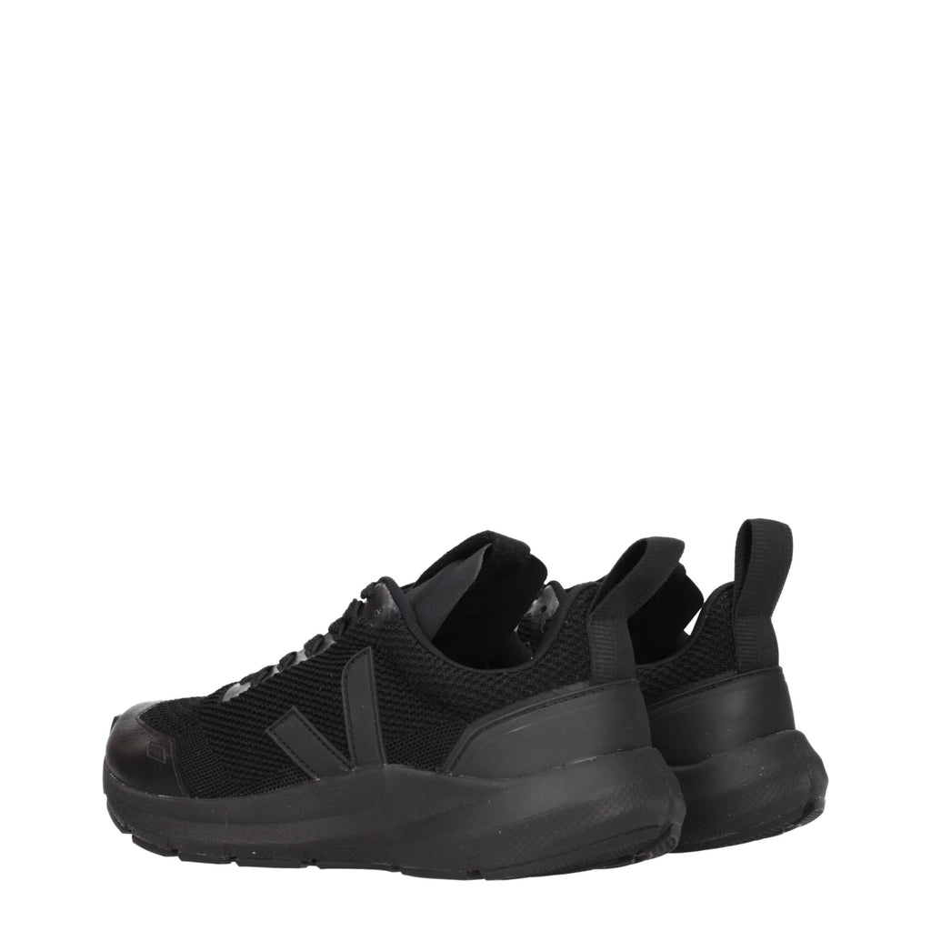 Veja Black Fabric Sneakers