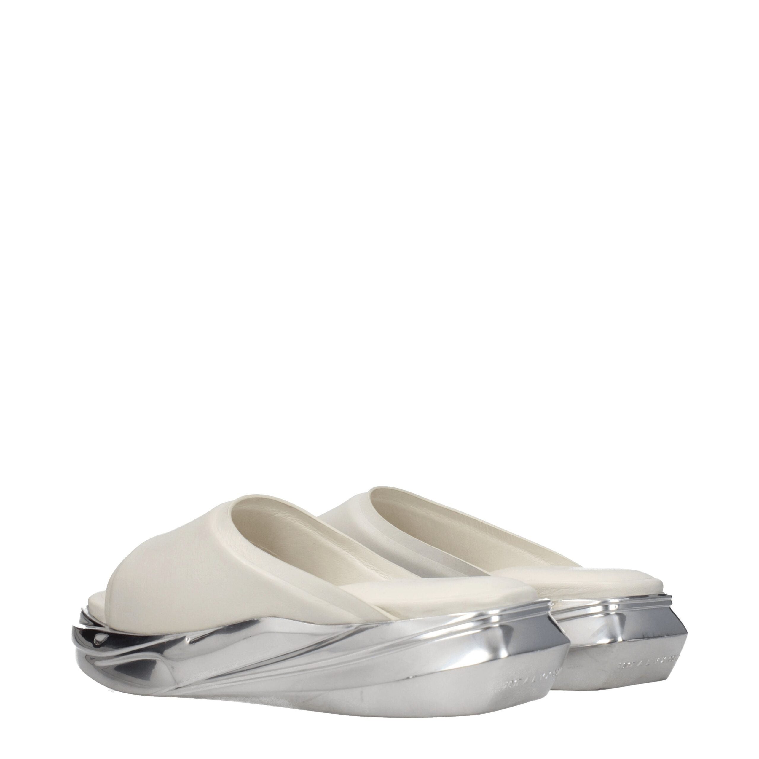 Alyx Gray Leather Slipper