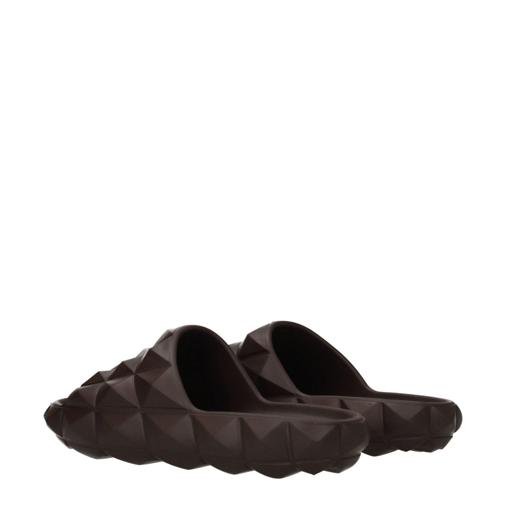 Valentino Garavani Brown Cotton Slipper