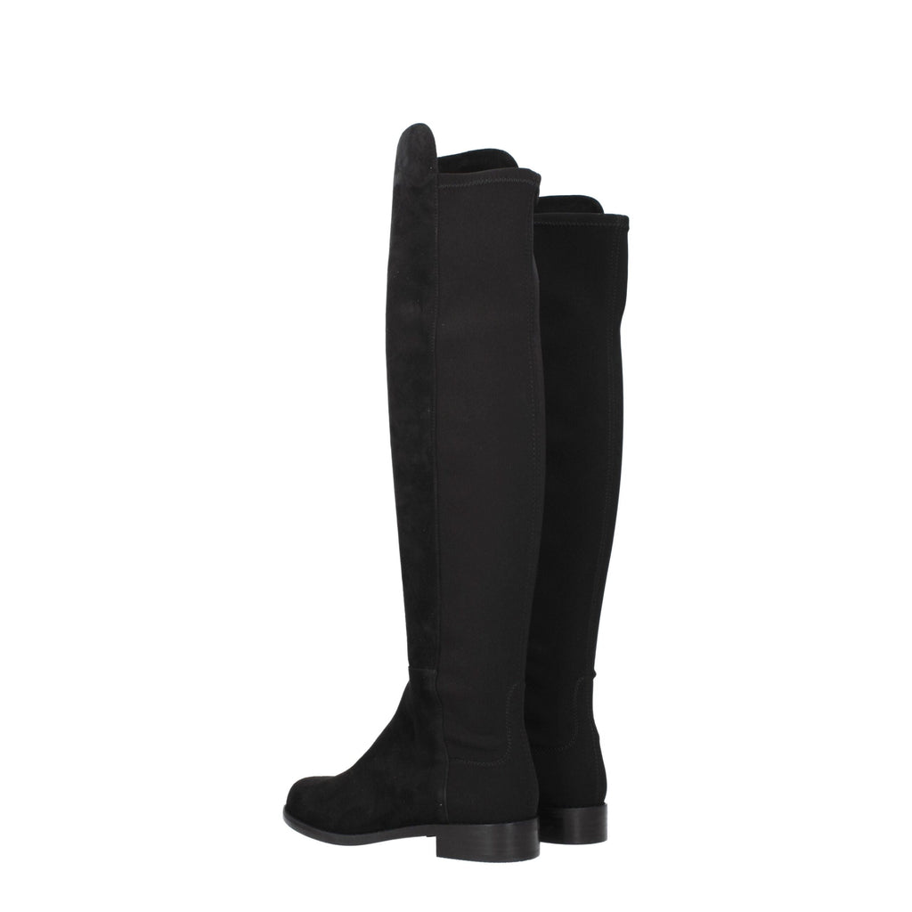 Stuart Weitzman Black Leather Boot