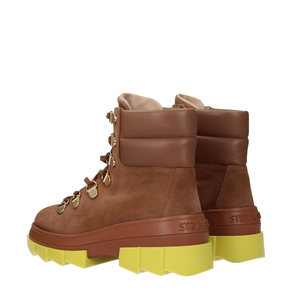 Stuart Weitzman Brown Leather Ankle