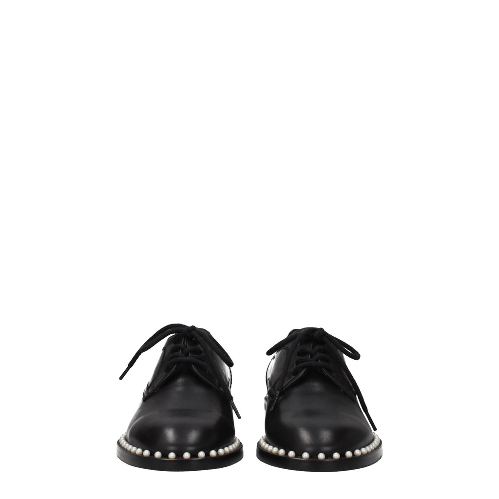 Stuart Weitzman Black Leather Oxfords And Derby