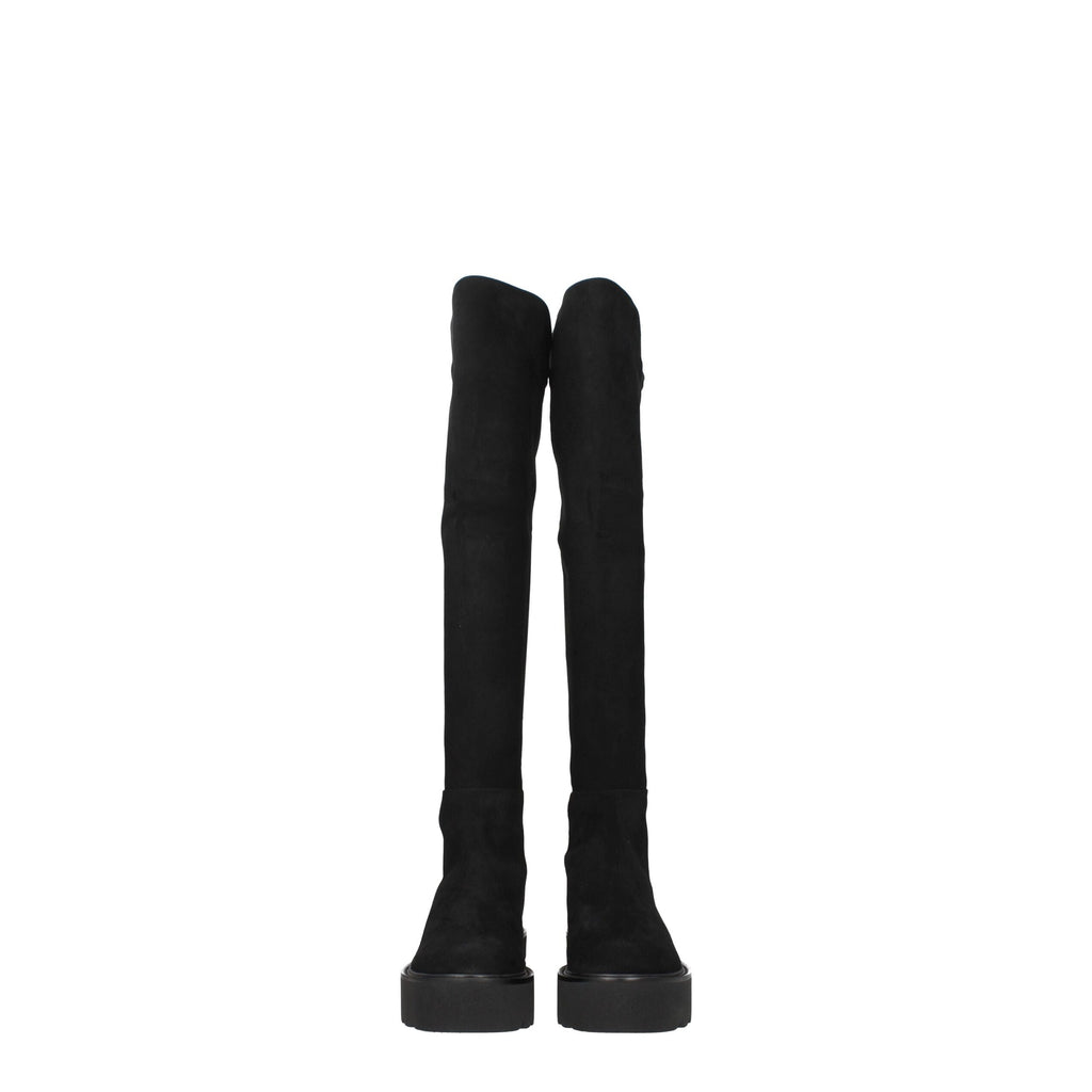 Stuart Weitzman Black Leather Boot