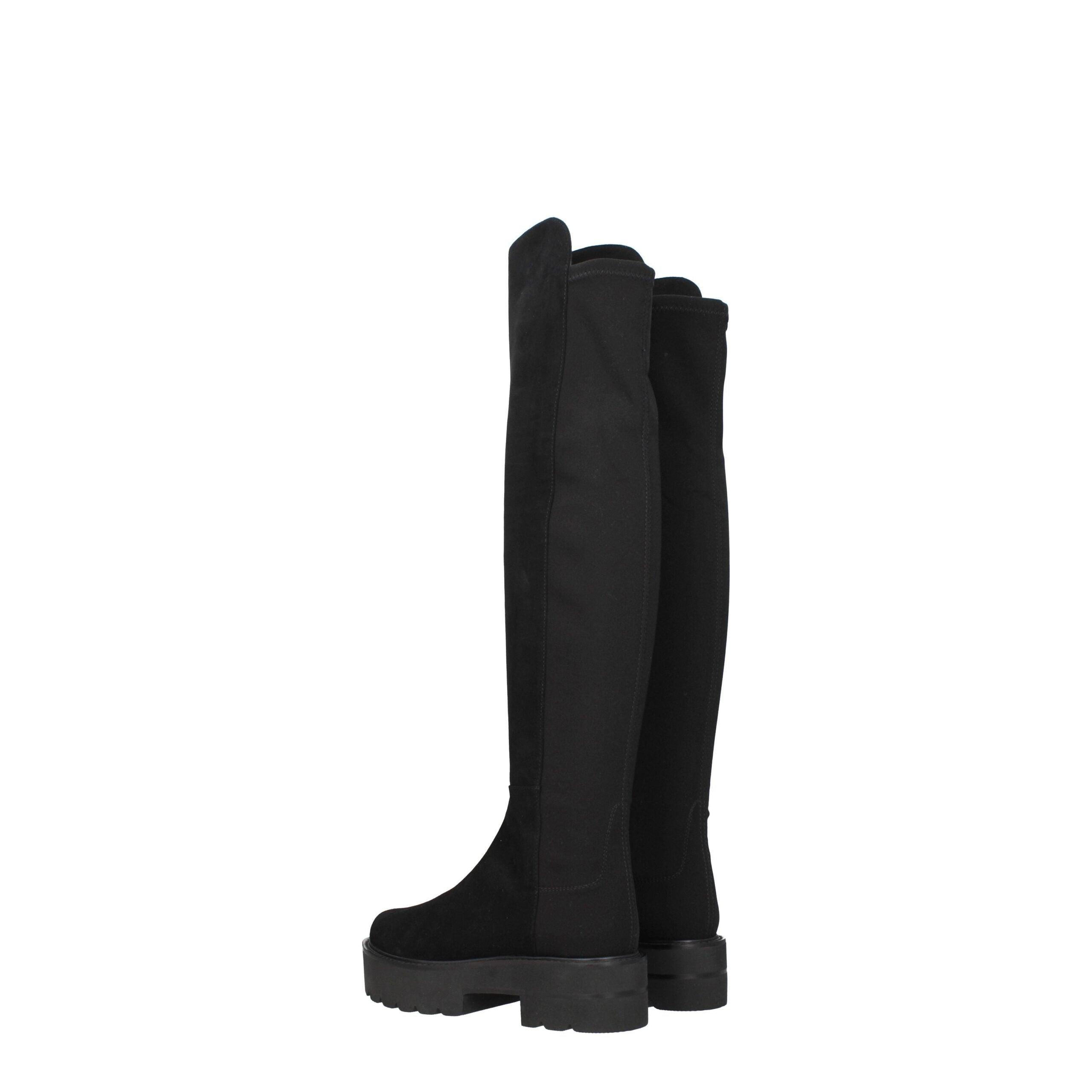 Stuart Weitzman Black Leather Boot