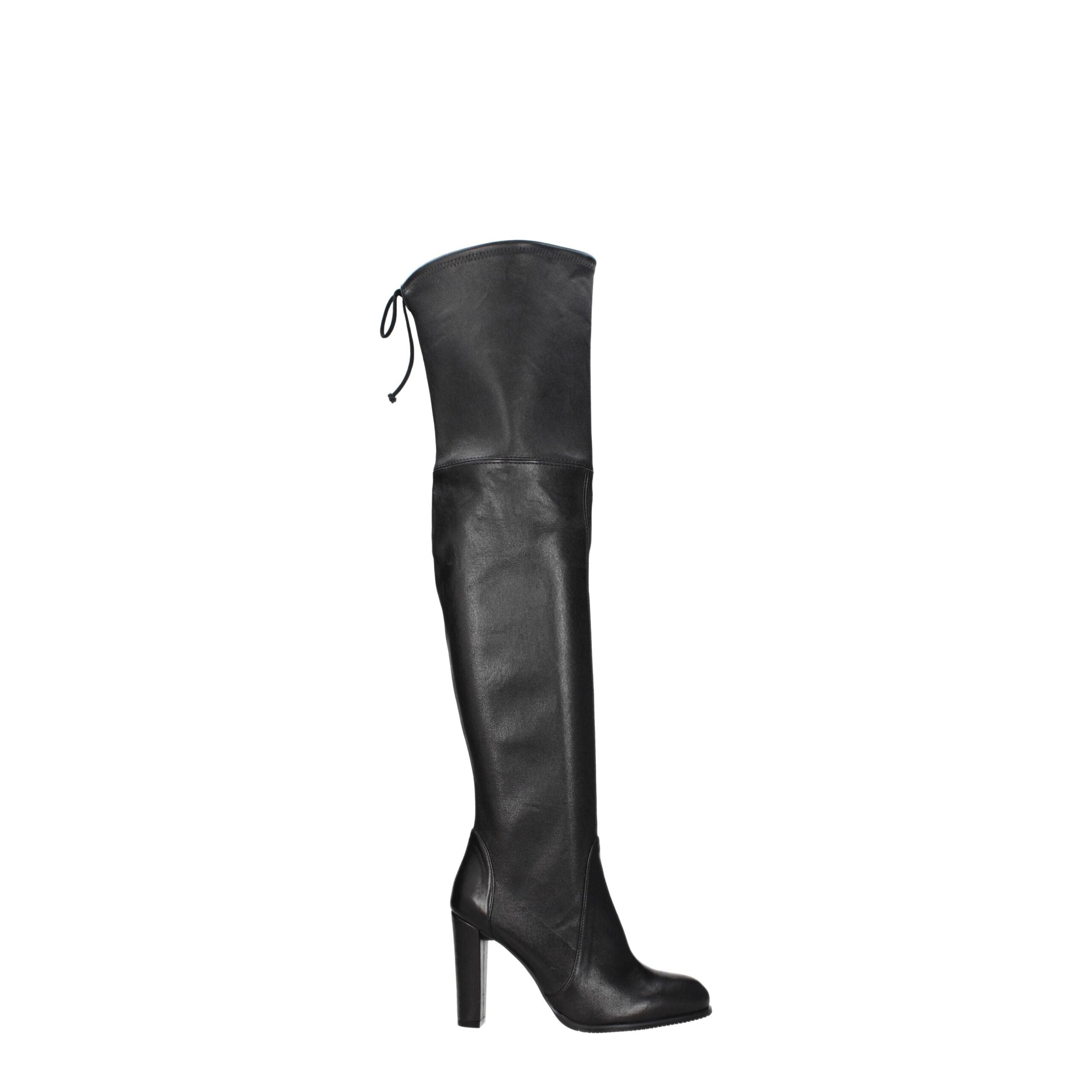 Stuart Weitzman Black Leather Boot
