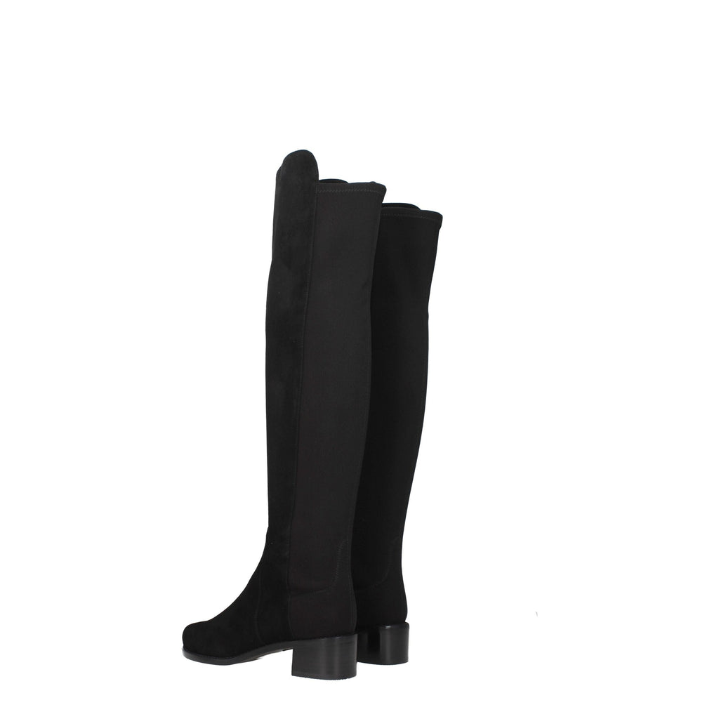 Stuart Weitzman Black Leather Boot