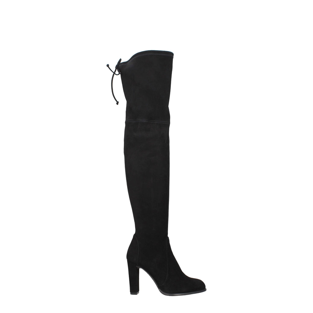 Stuart Weitzman Black Leather Boot