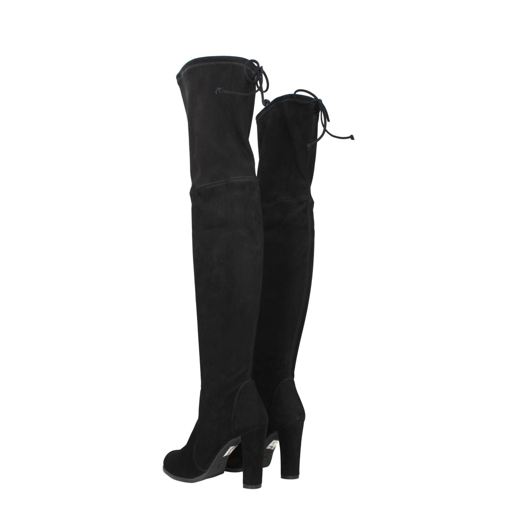 Stuart Weitzman Black Leather Boot