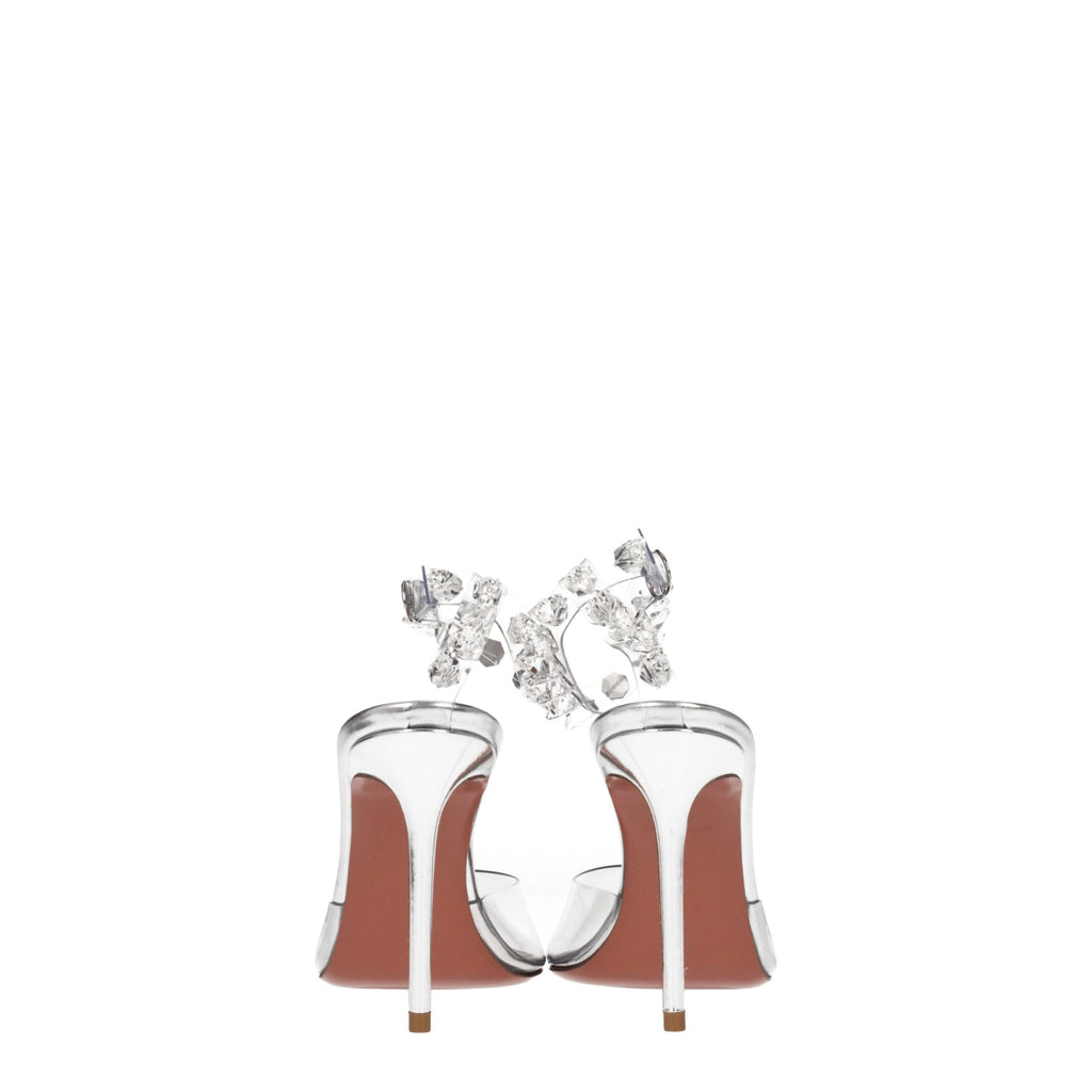 Amina Muaddi Transparent Pvc Sandal