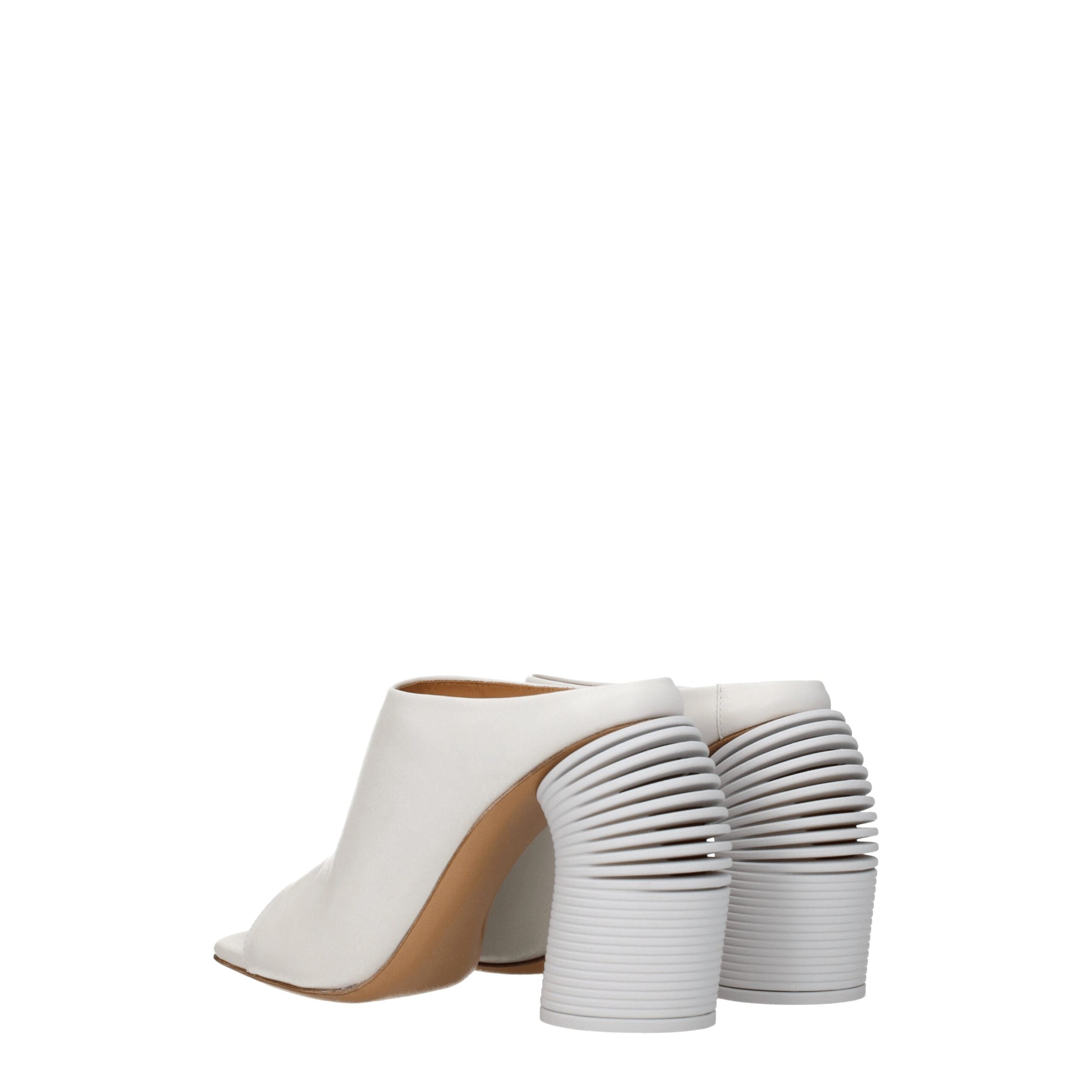 Off-White White Leather Sandal