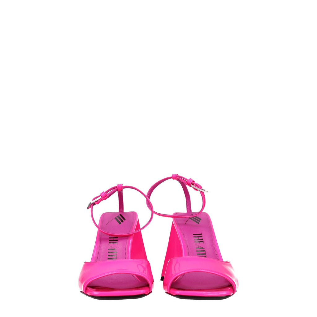 The Attico Pink Leather Sandal