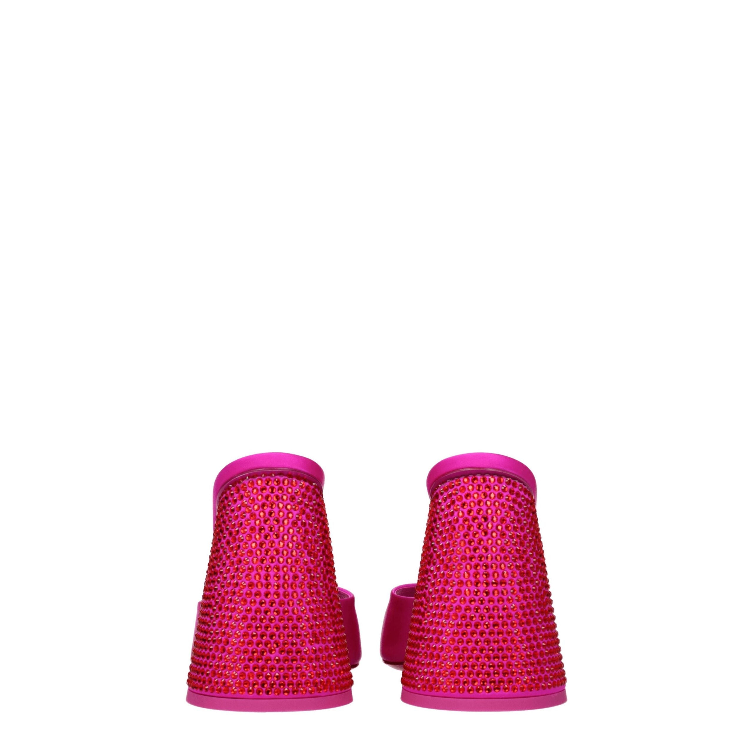 The Attico Pink Satin Sandal