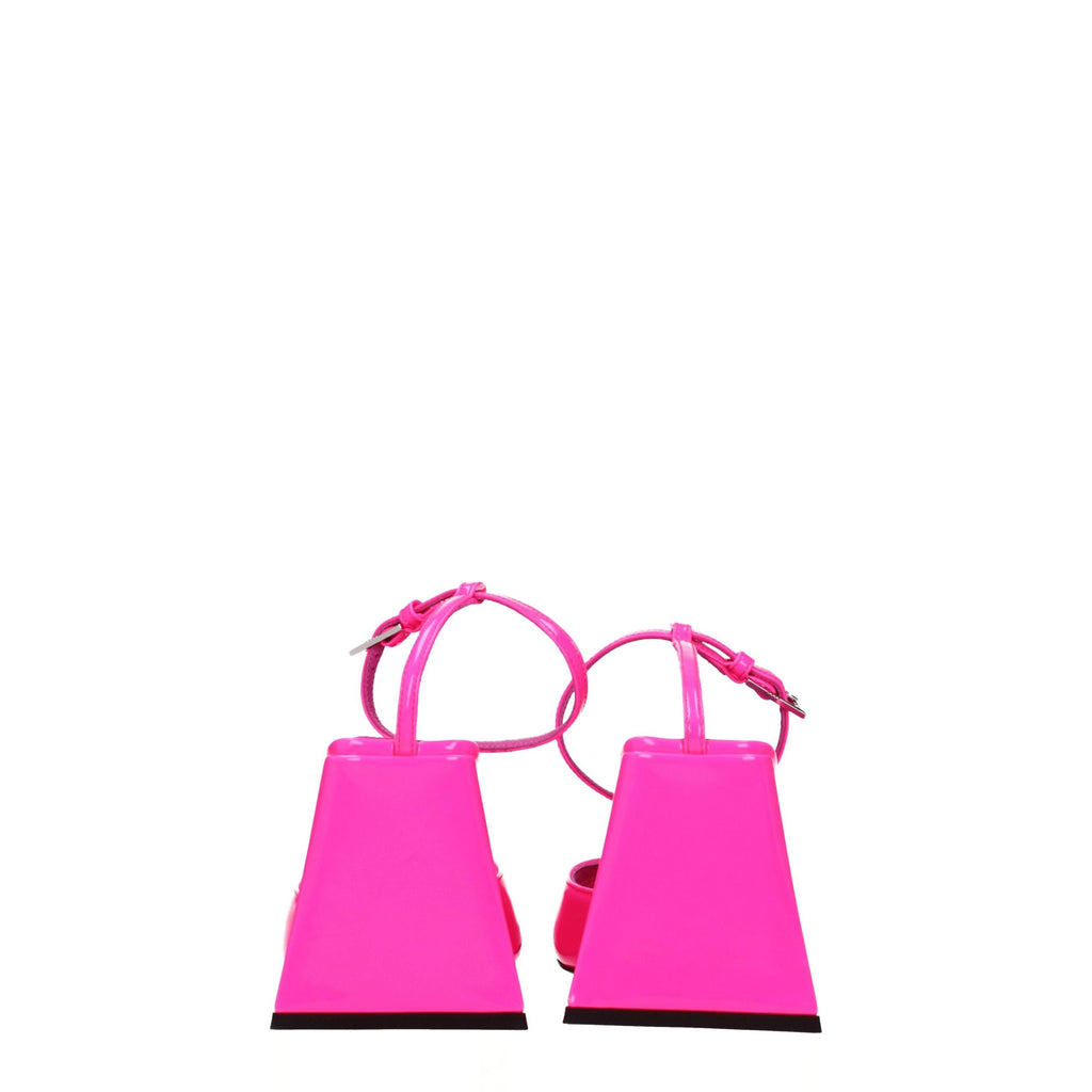 The Attico Pink Leather Sandal