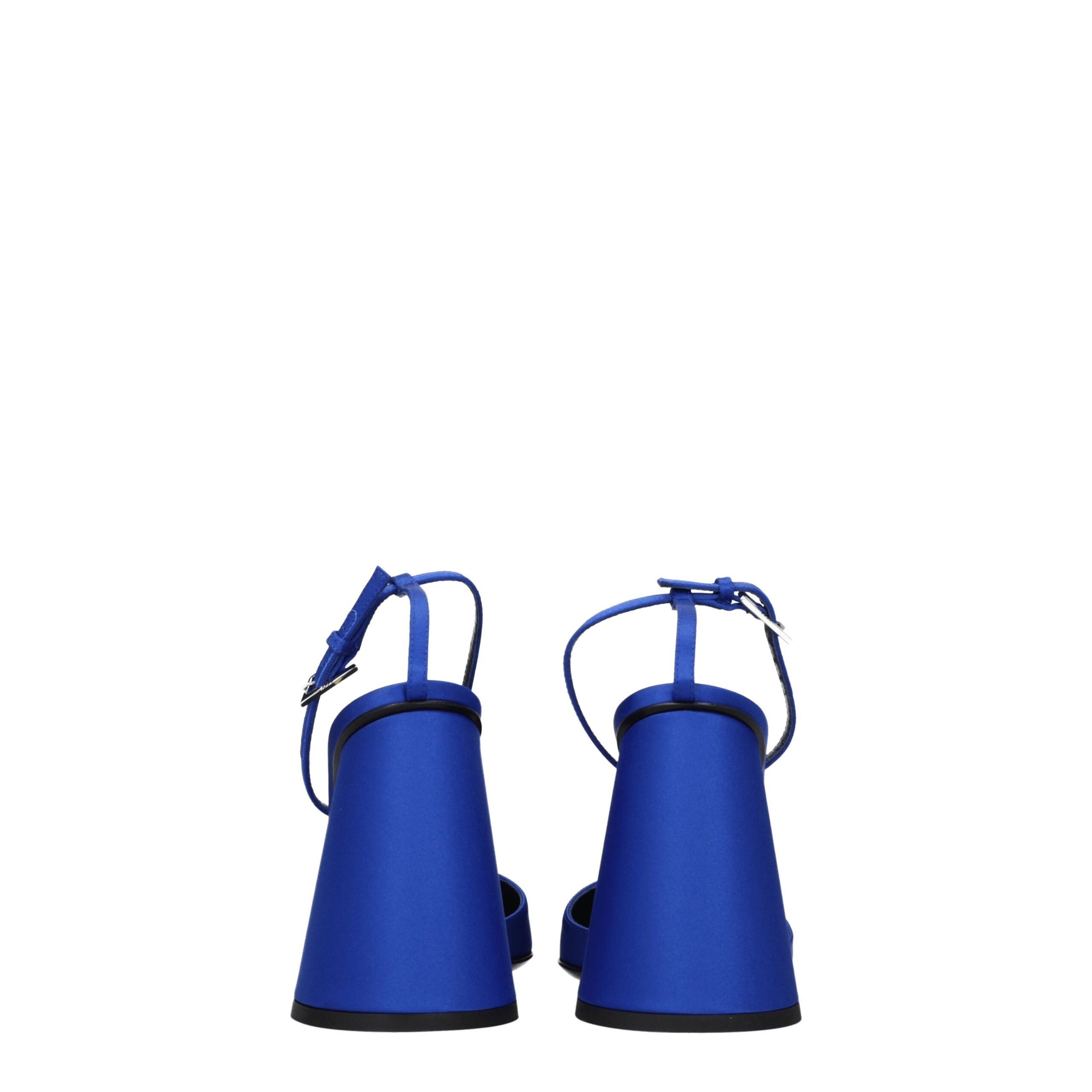 The Attico Blue Satin Sandal