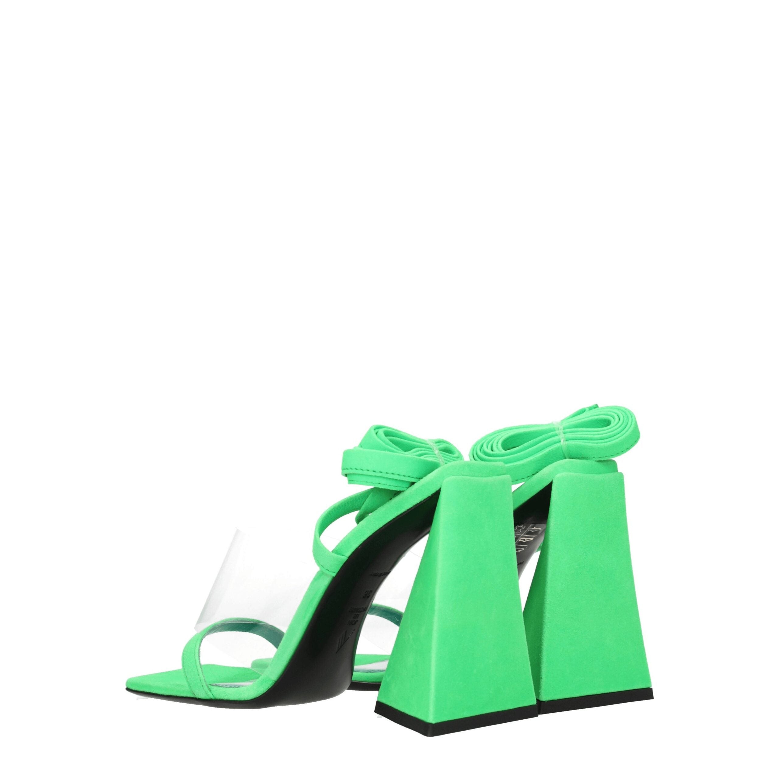 The Attico Transparent Leather Sandal