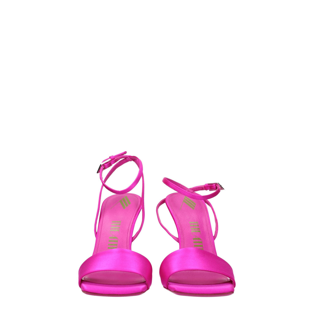 The Attico Pink Satin Sandal