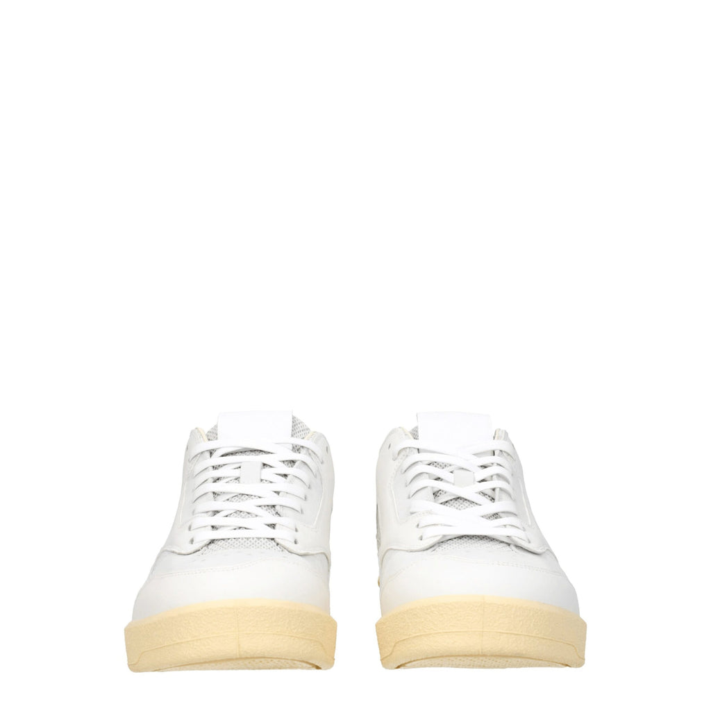 Jil Sander White Leather Sneakers