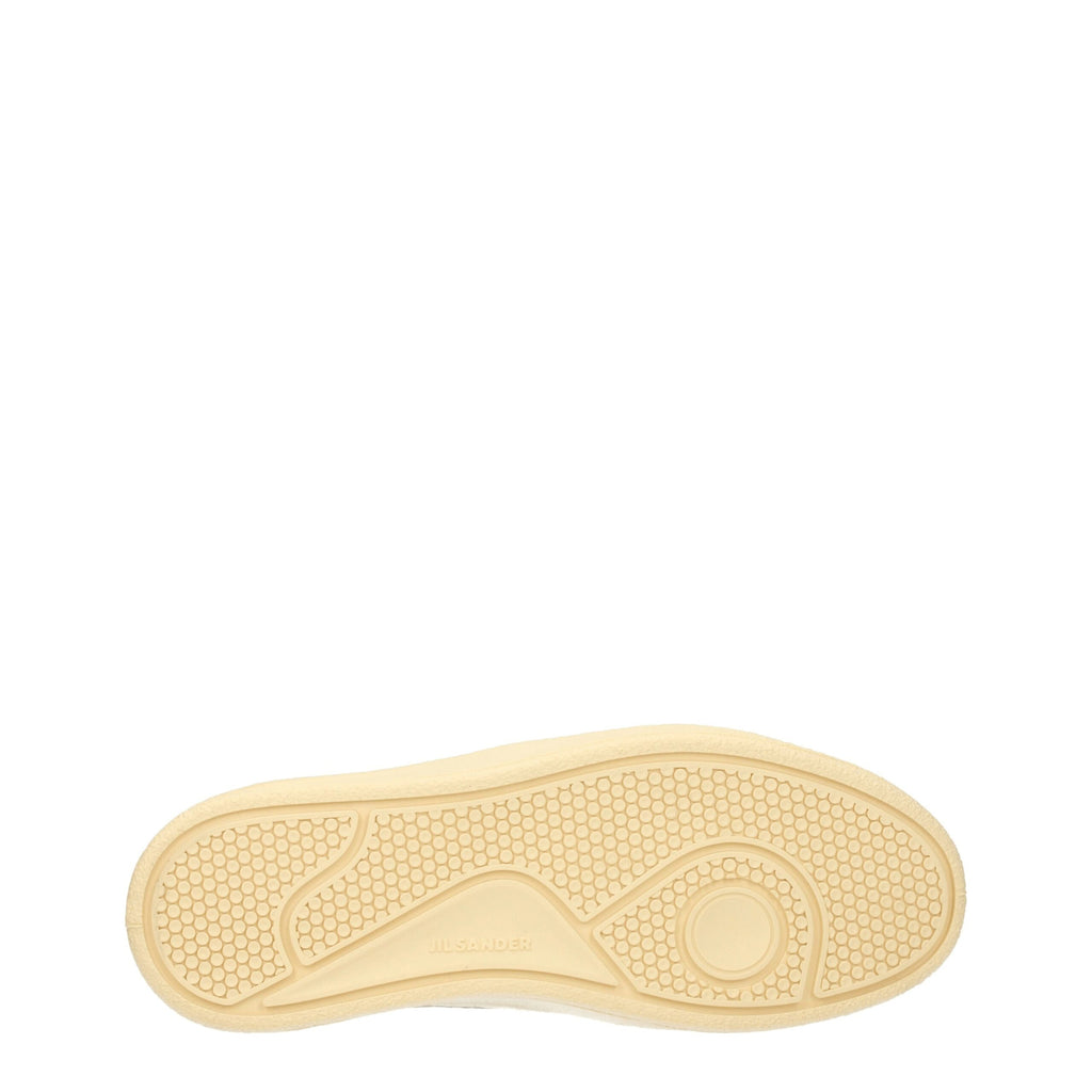 Jil Sander White Leather Sneakers