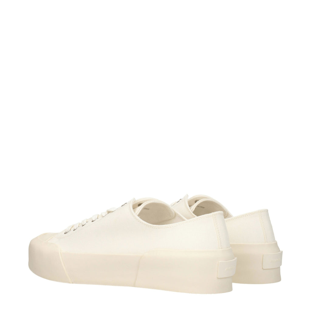 Jil Sander Beige Fabric Sneakers