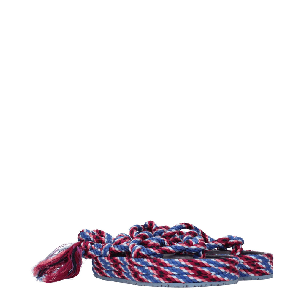 Isabel Marant Blue Fabric Sandal