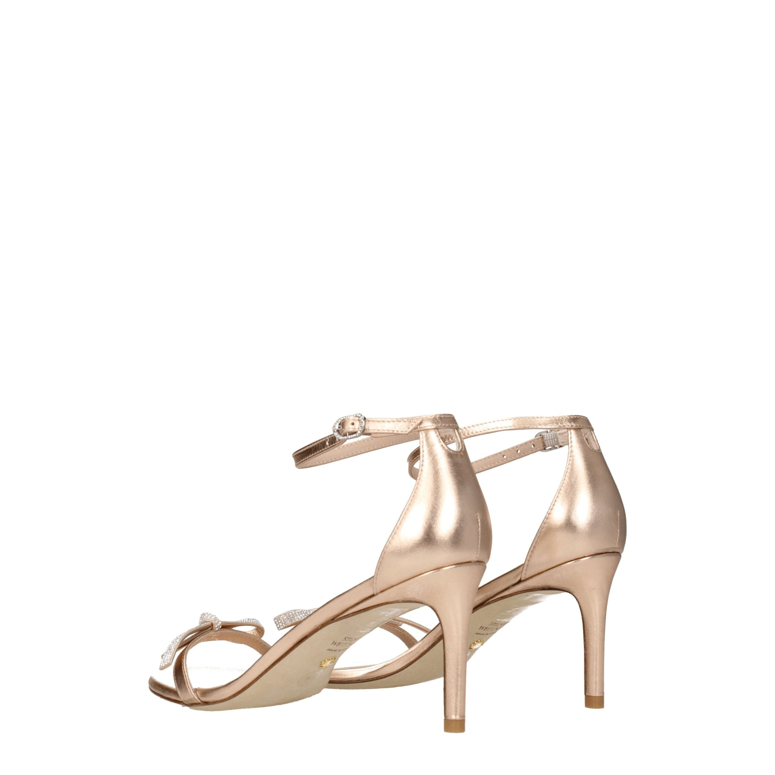 Stuart Weitzman Pink Leather Sandal