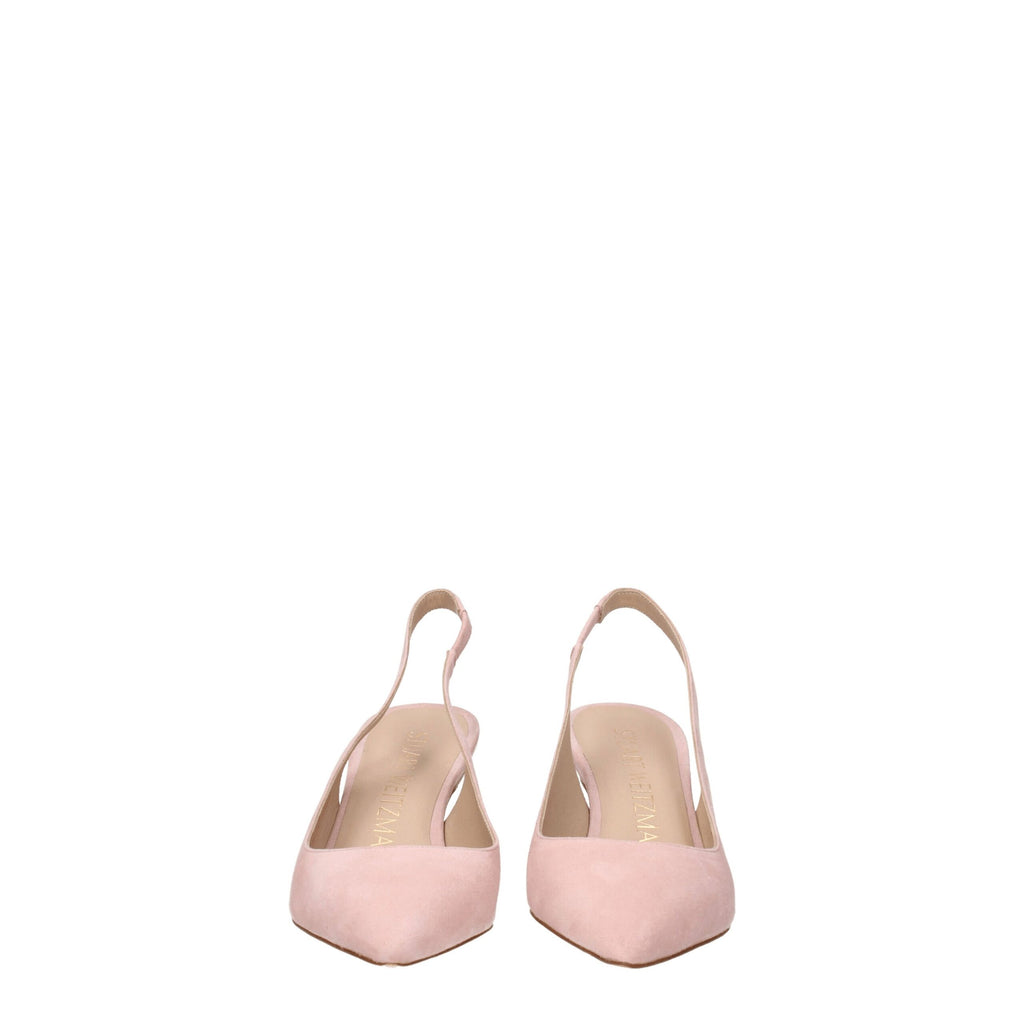 Stuart Weitzman Pink Leather Sandal