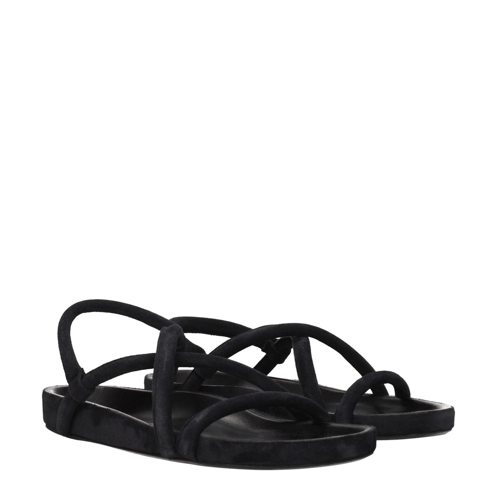 Isabel Marant Black Leather Sandal