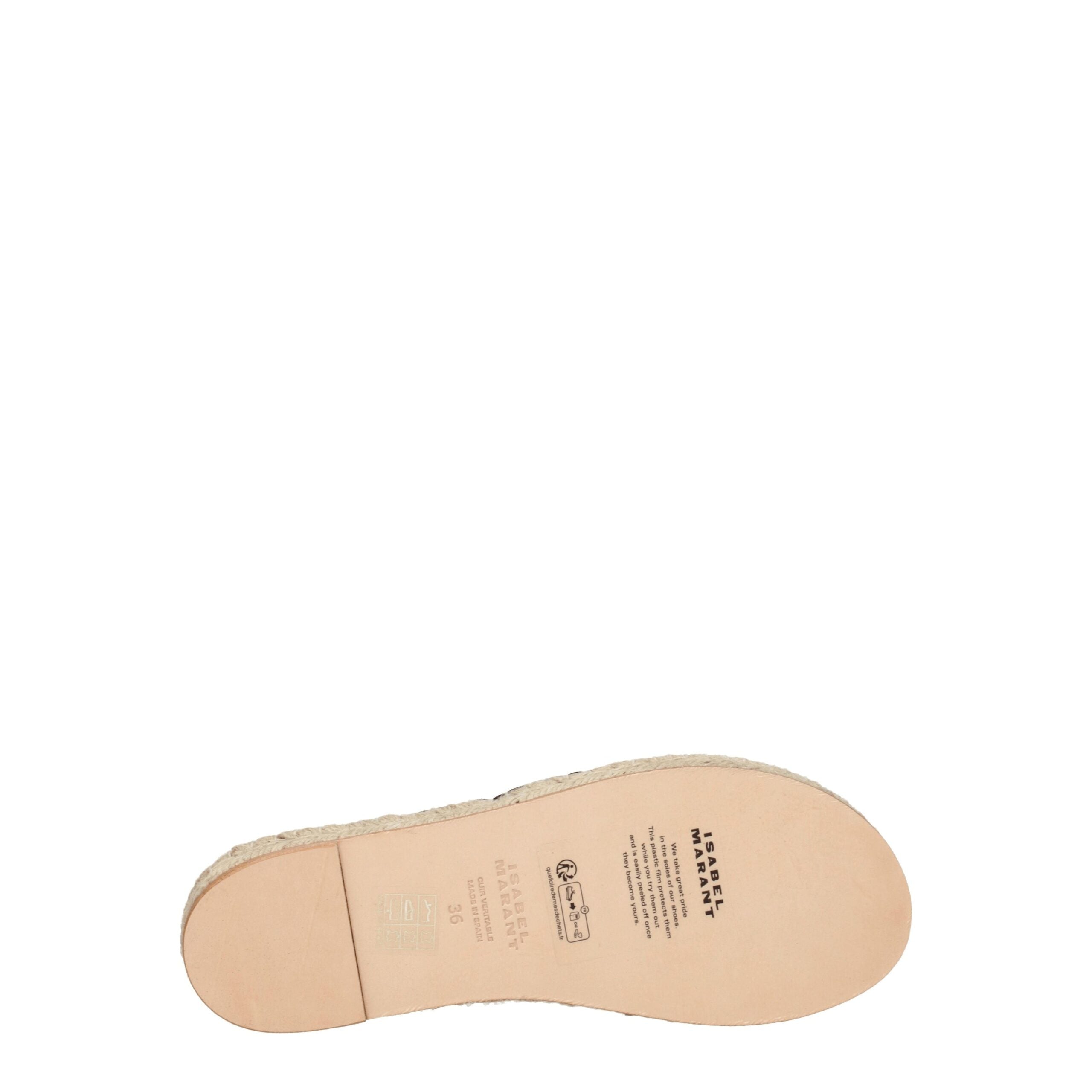 Isabel Marant Black Leather Sandal