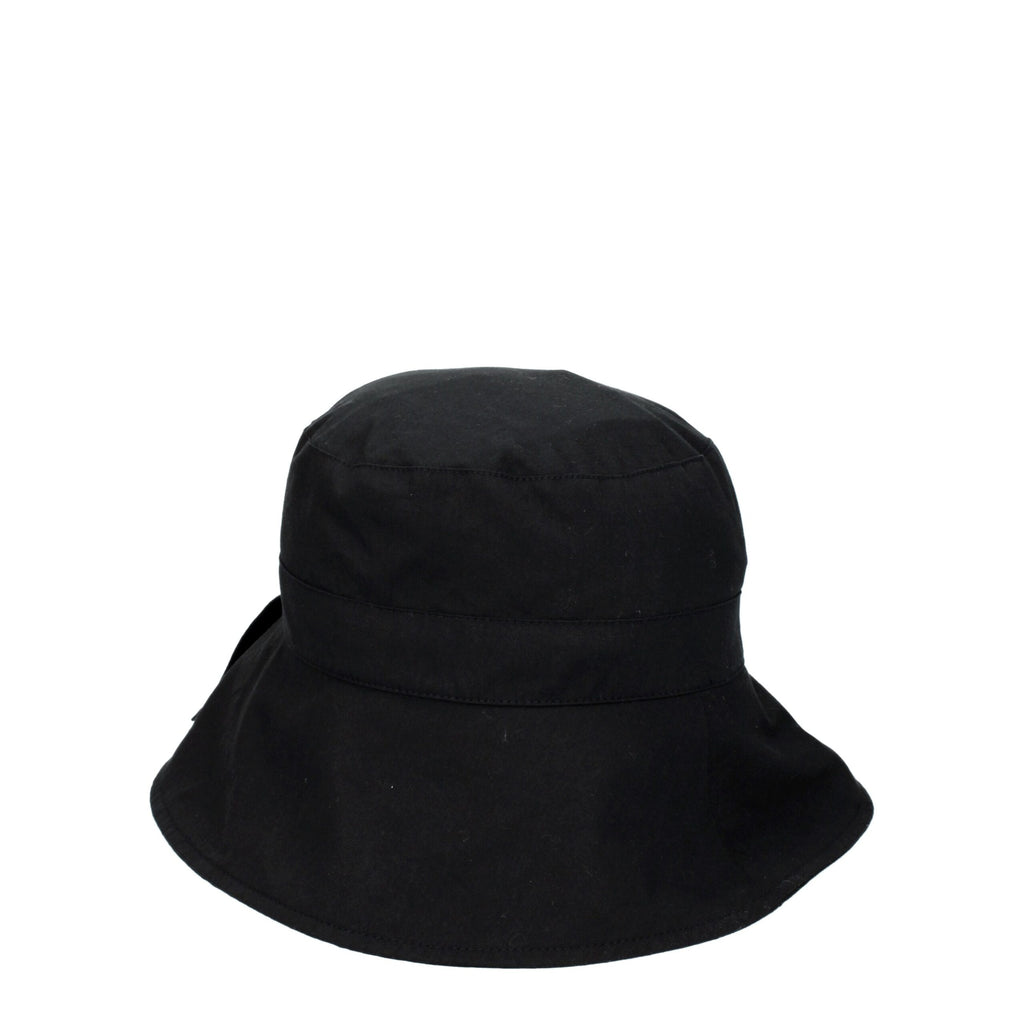Sombrero Jacquemus de algodón negro