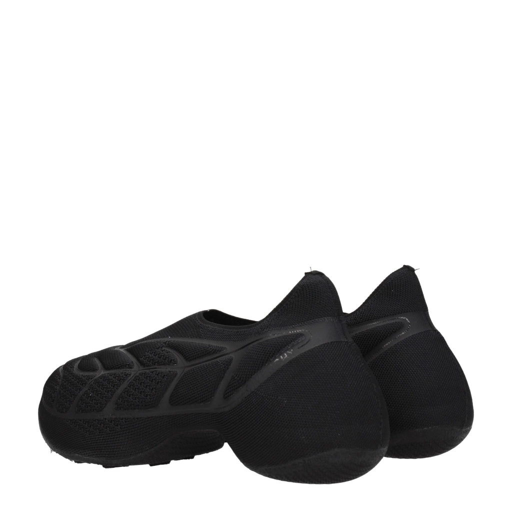 Givenchy Black Fabric Slip-On Loafer