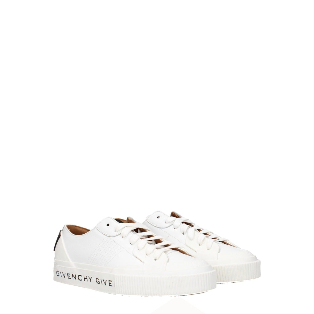 Givenchy White Leather Sneakers