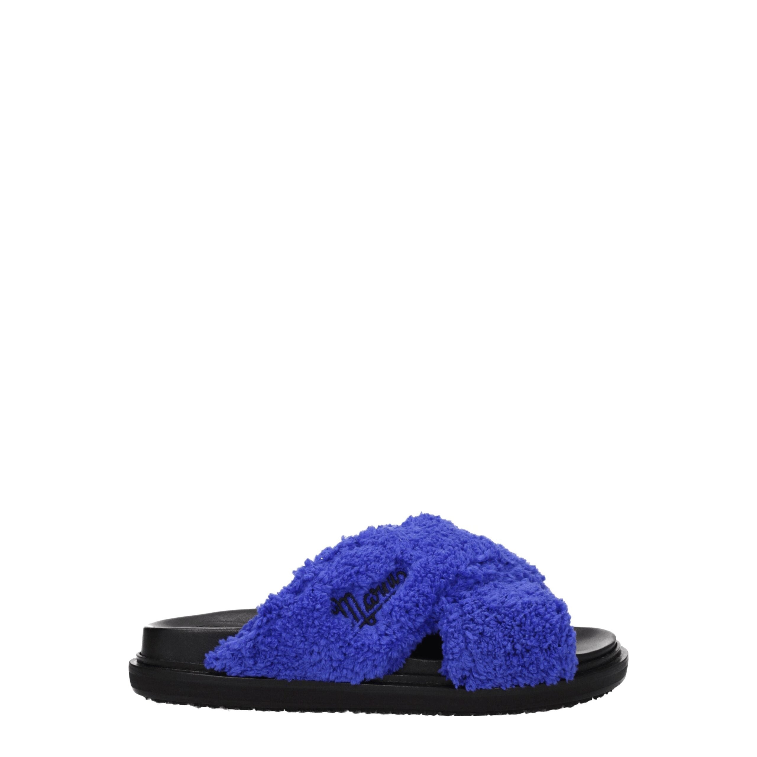 Marni Purple Fabric Slipper