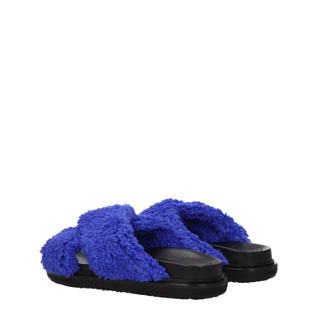 Marni Purple Fabric Slipper