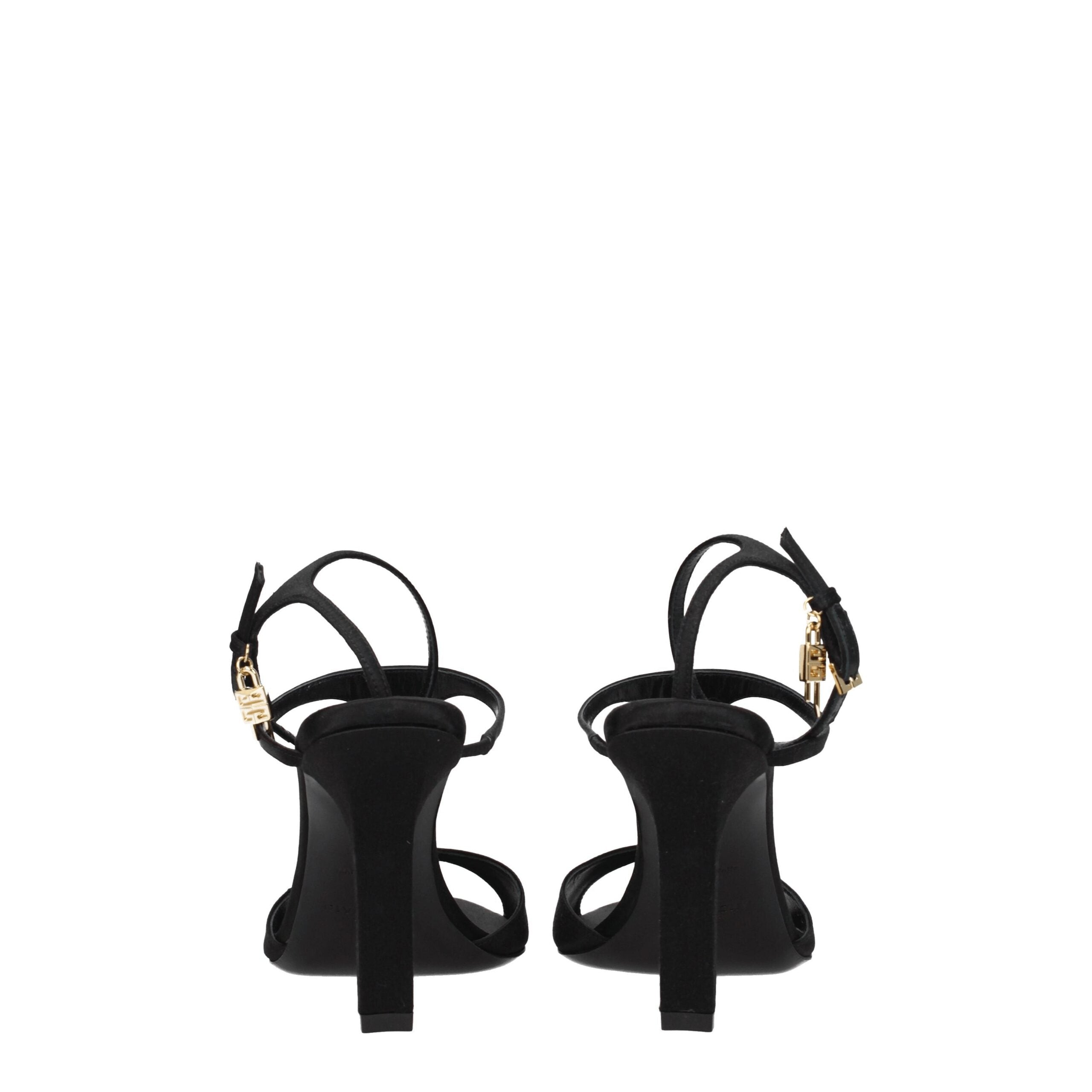 Givenchy Black Satin Sandal