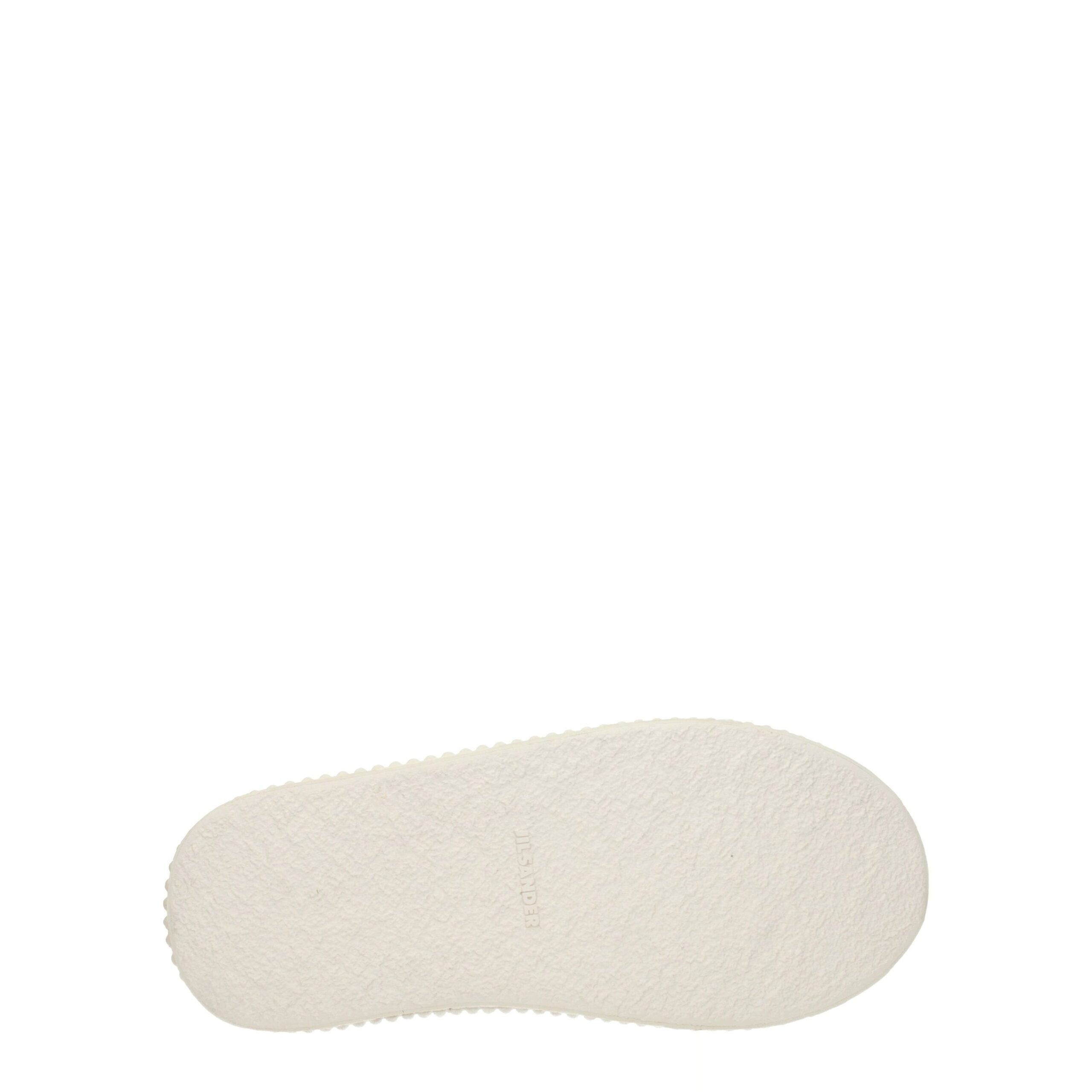 Jil Sander White Fabric Sneakers