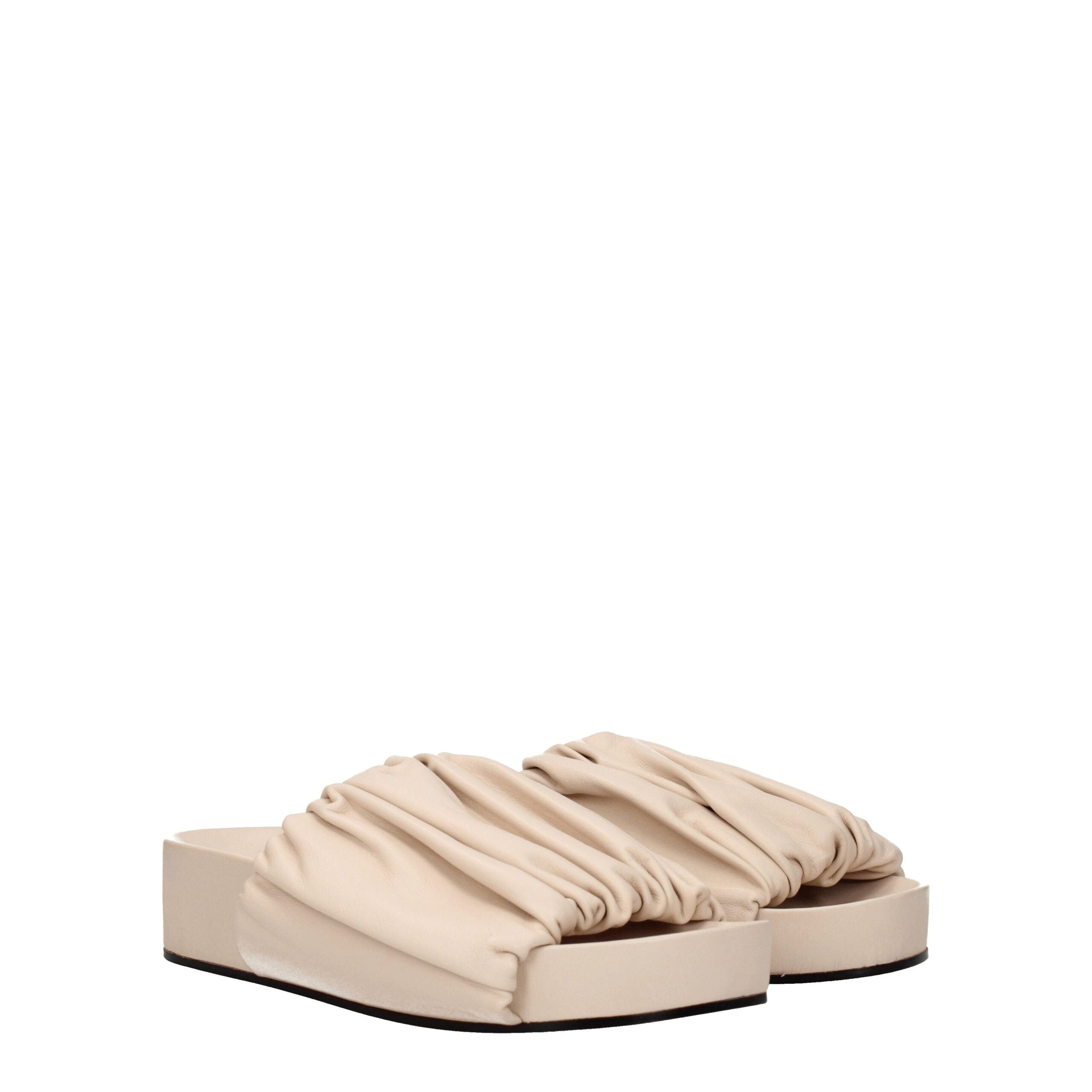 Jil Sander Pink Leather Slipper