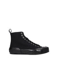 Jil Sander Black Fabric Sneakers