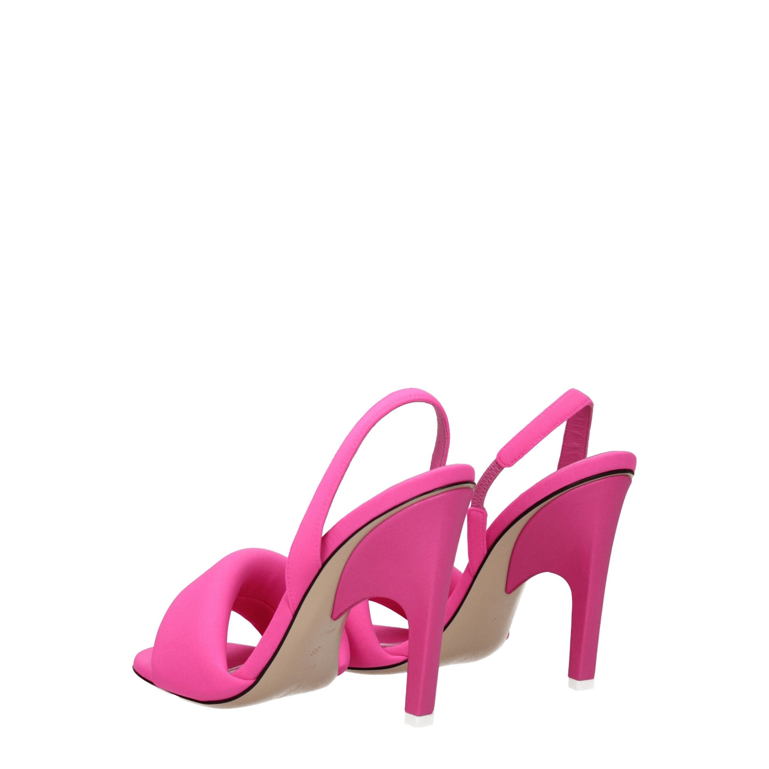 The Attico Pink Fabric Sandal