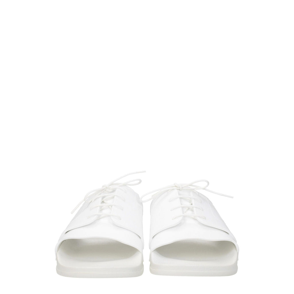 Maison Margiela White Cotton Slipper