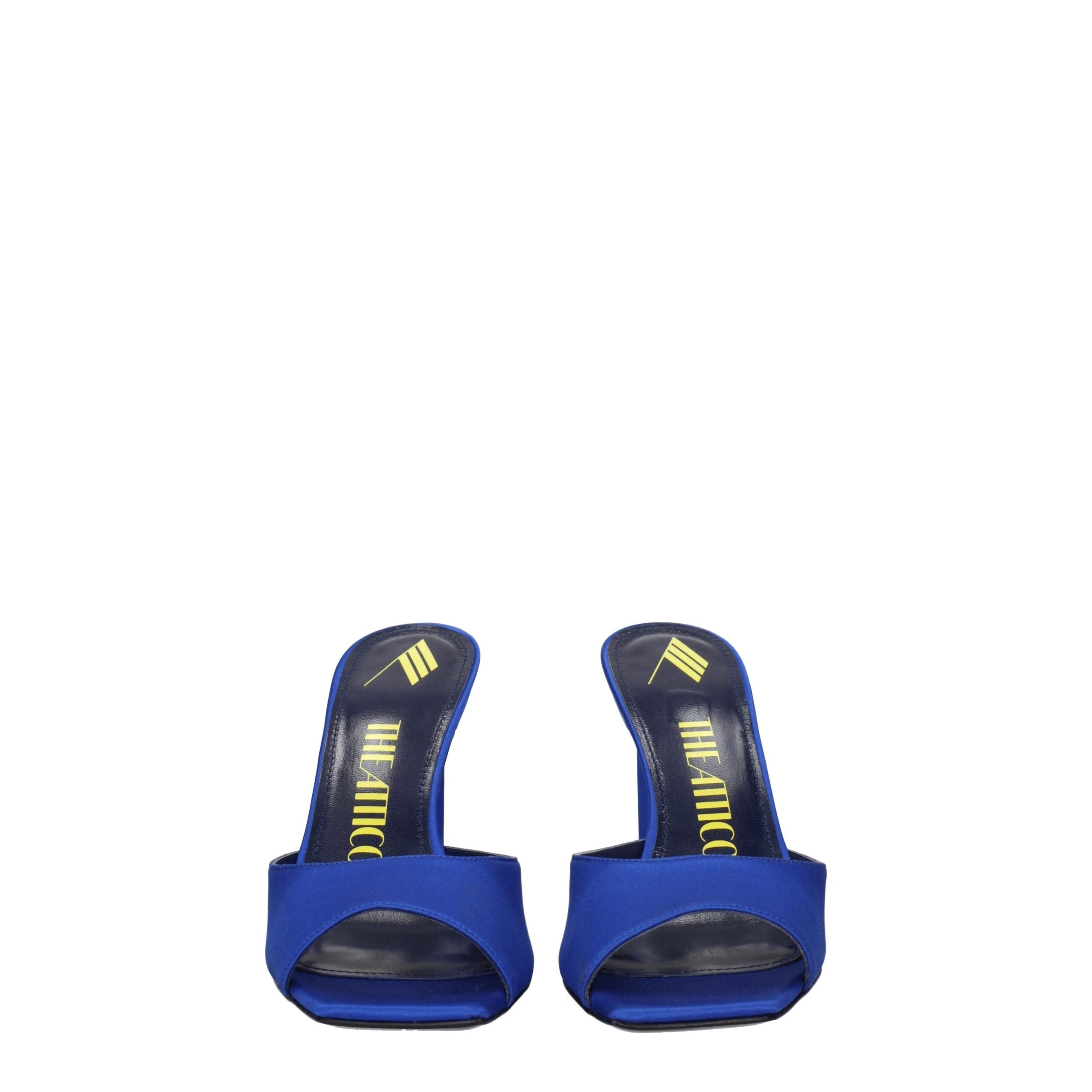 The Attico Blue Satin Sandal