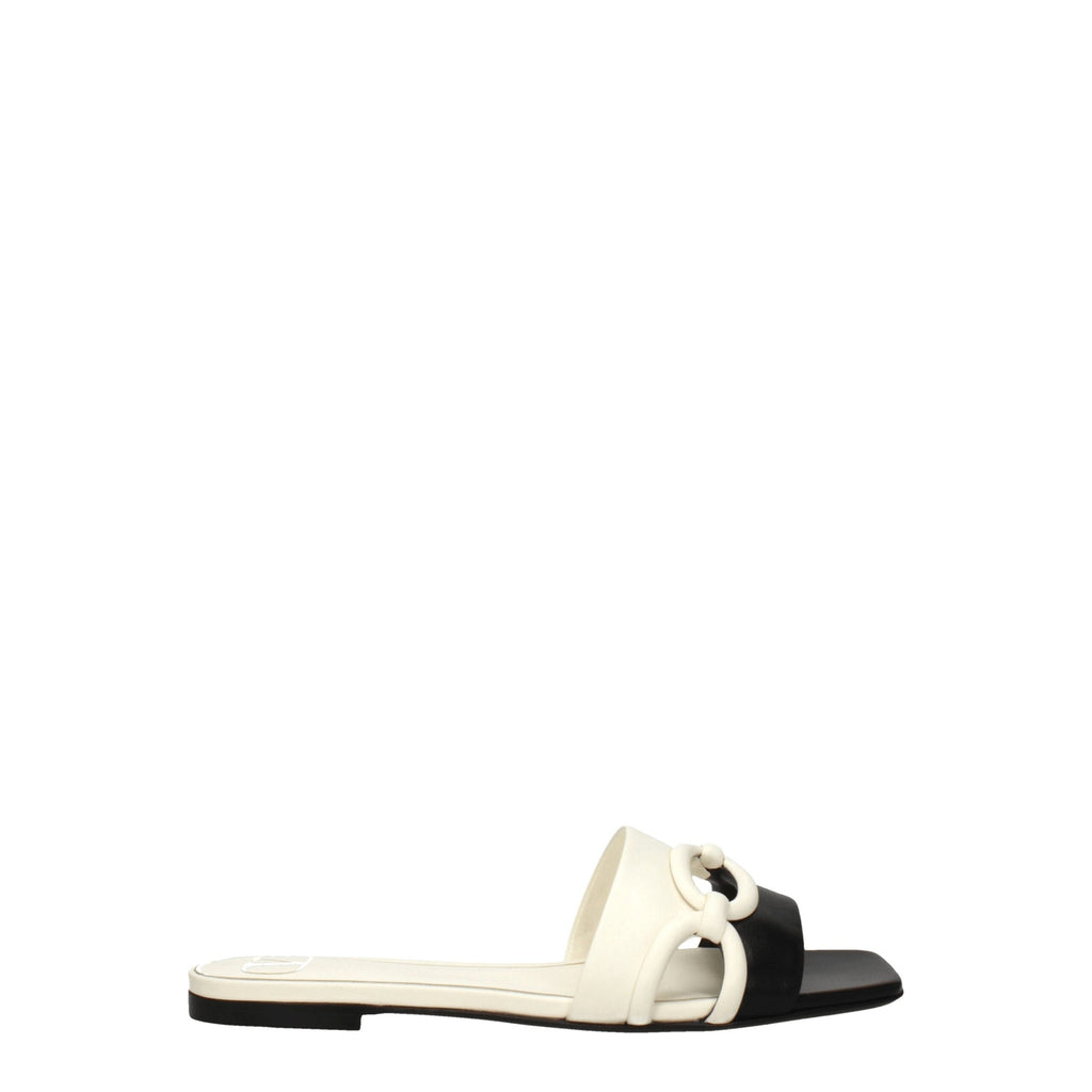 Valentino Garavani Black Leather Slipper