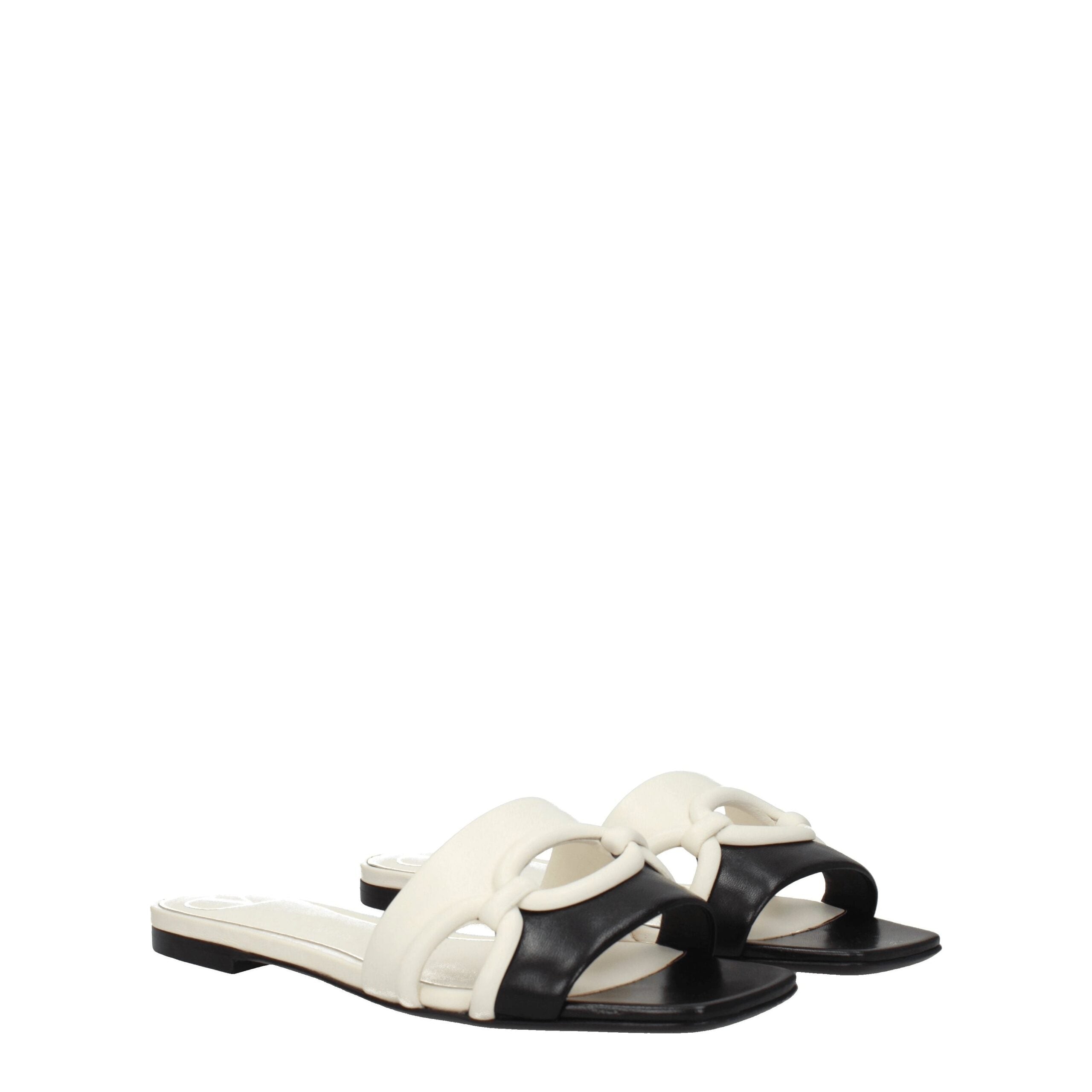 Valentino Garavani Black Leather Slipper