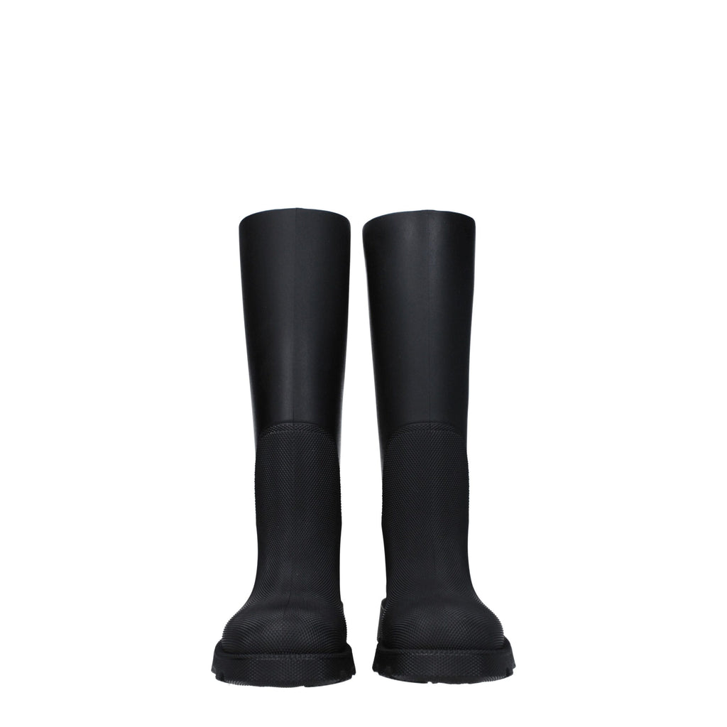 Burberry Black Cotton Boot