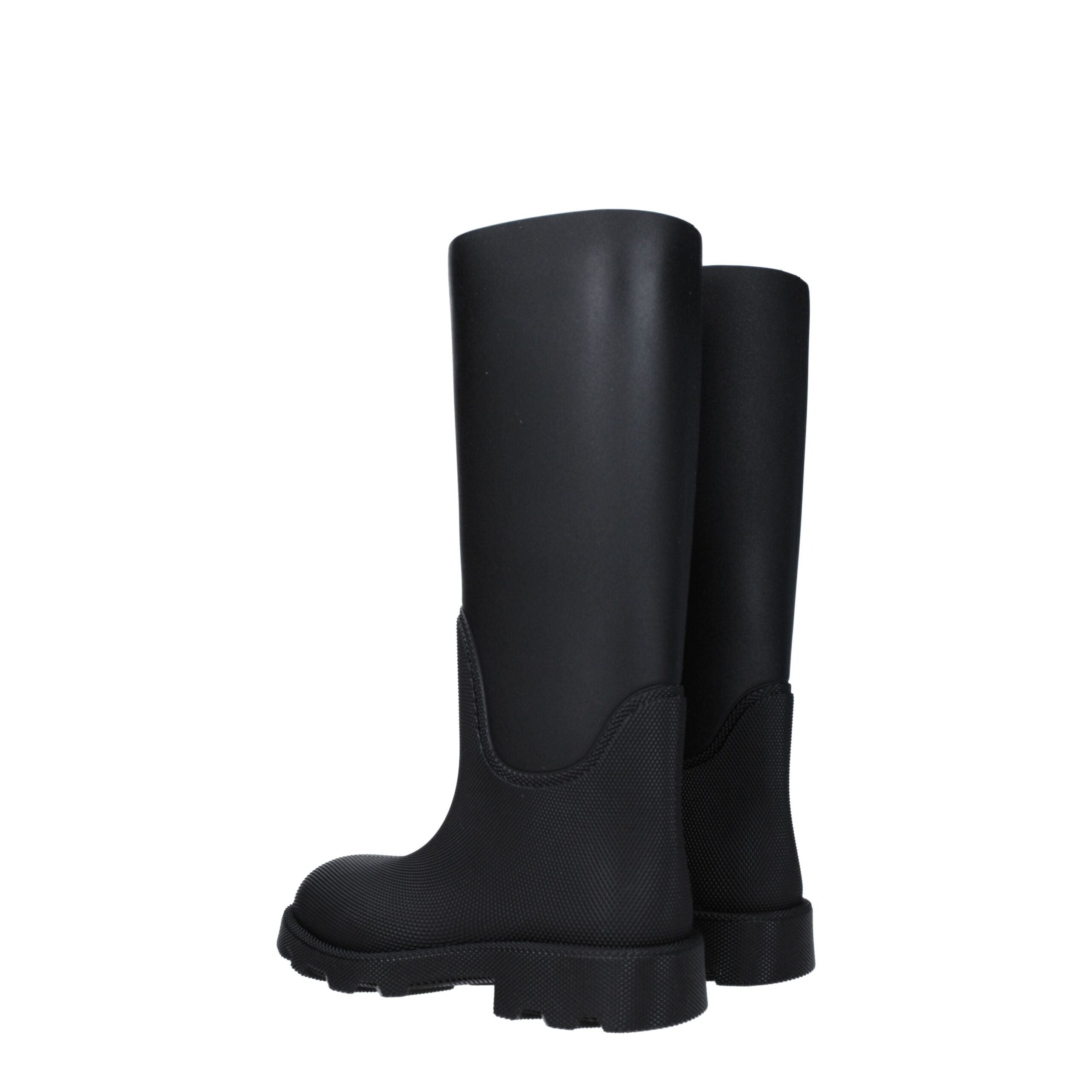 Burberry Black Cotton Boot