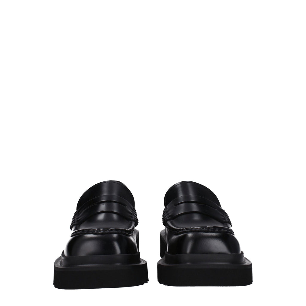 Dolce & Gabbana Black Leather Loafer