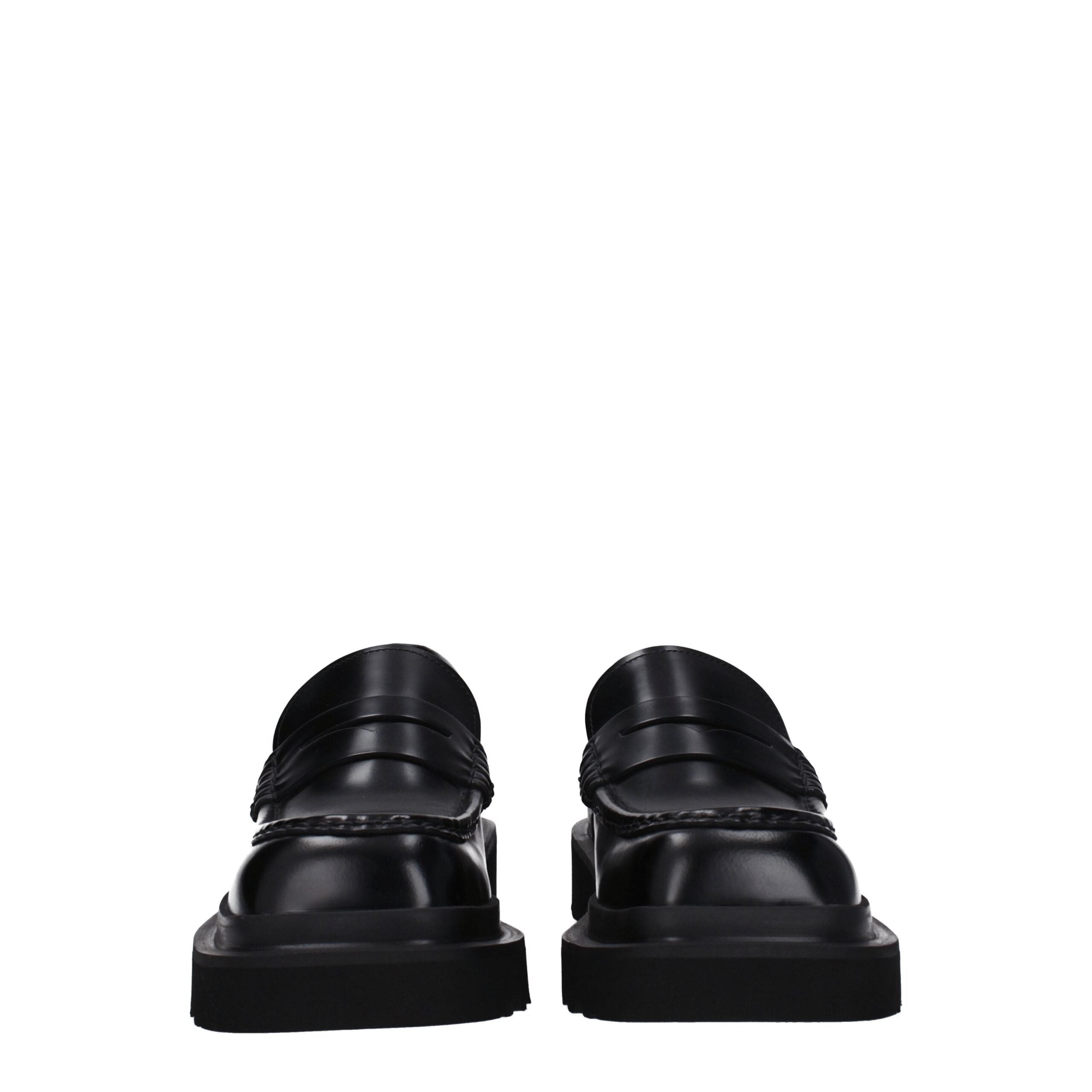 Dolce & Gabbana Black Leather Loafer