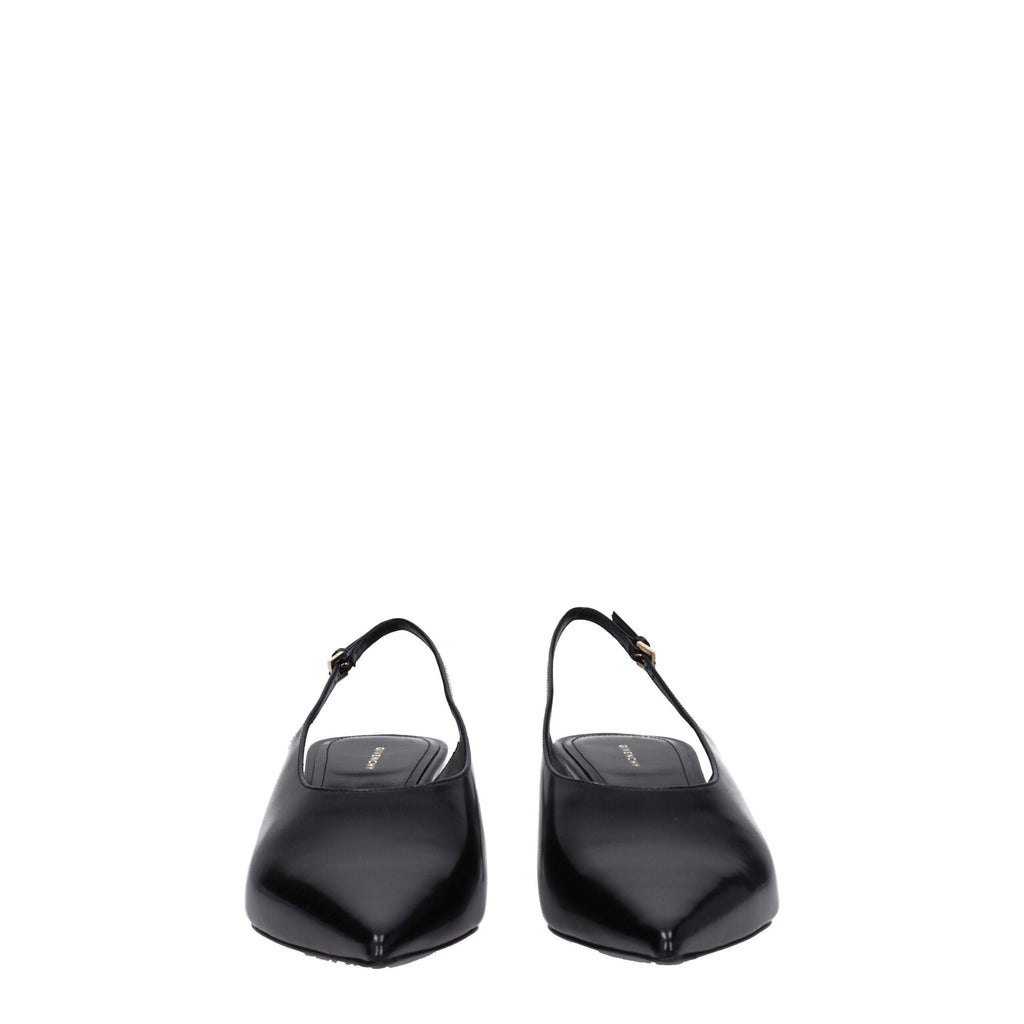 Givenchy Black Leather Sandal